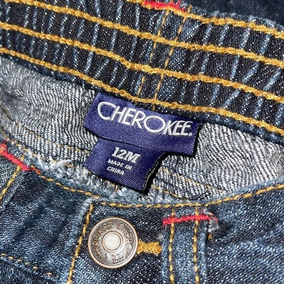 🔥 5 for $30 🔥 Cherokee Boys Straight Leg Jeans | 12M - Picture 3 of 3